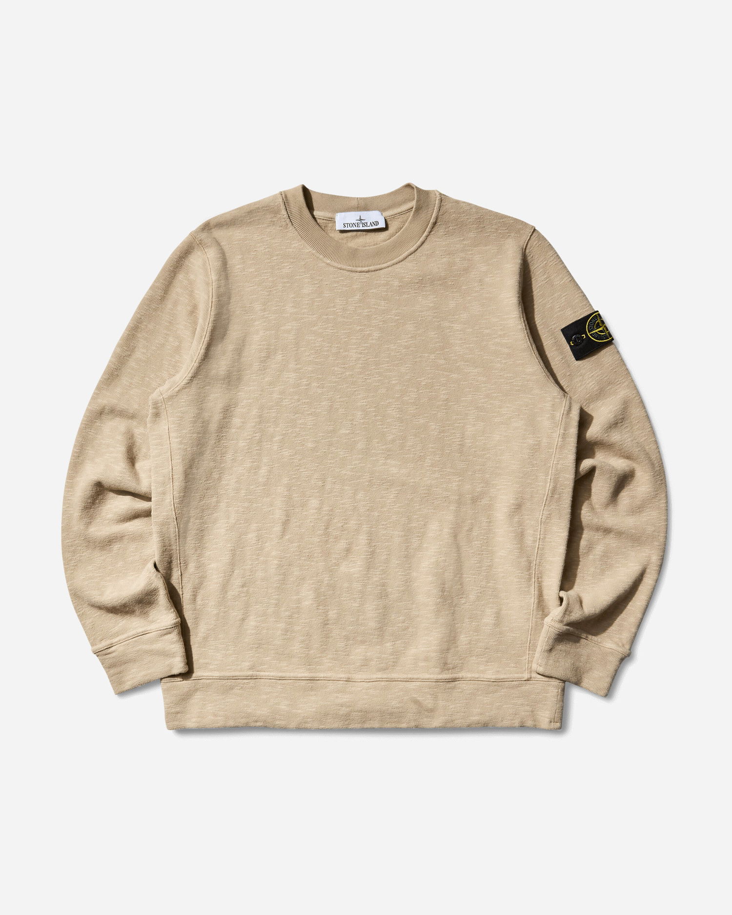 Mikina Stone Island Brushed Heavy Cotton Jersey Sweatshirt Béžová | K2S15-6100053-S0238 V009A, 1