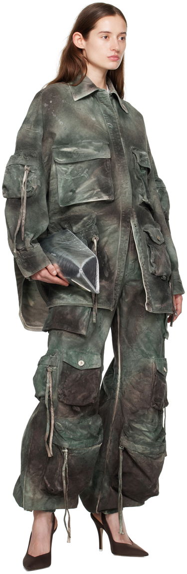 Košeľa The Attico Attico Fern Denim Jacket Zelené | 241WCB48 D022, 3
