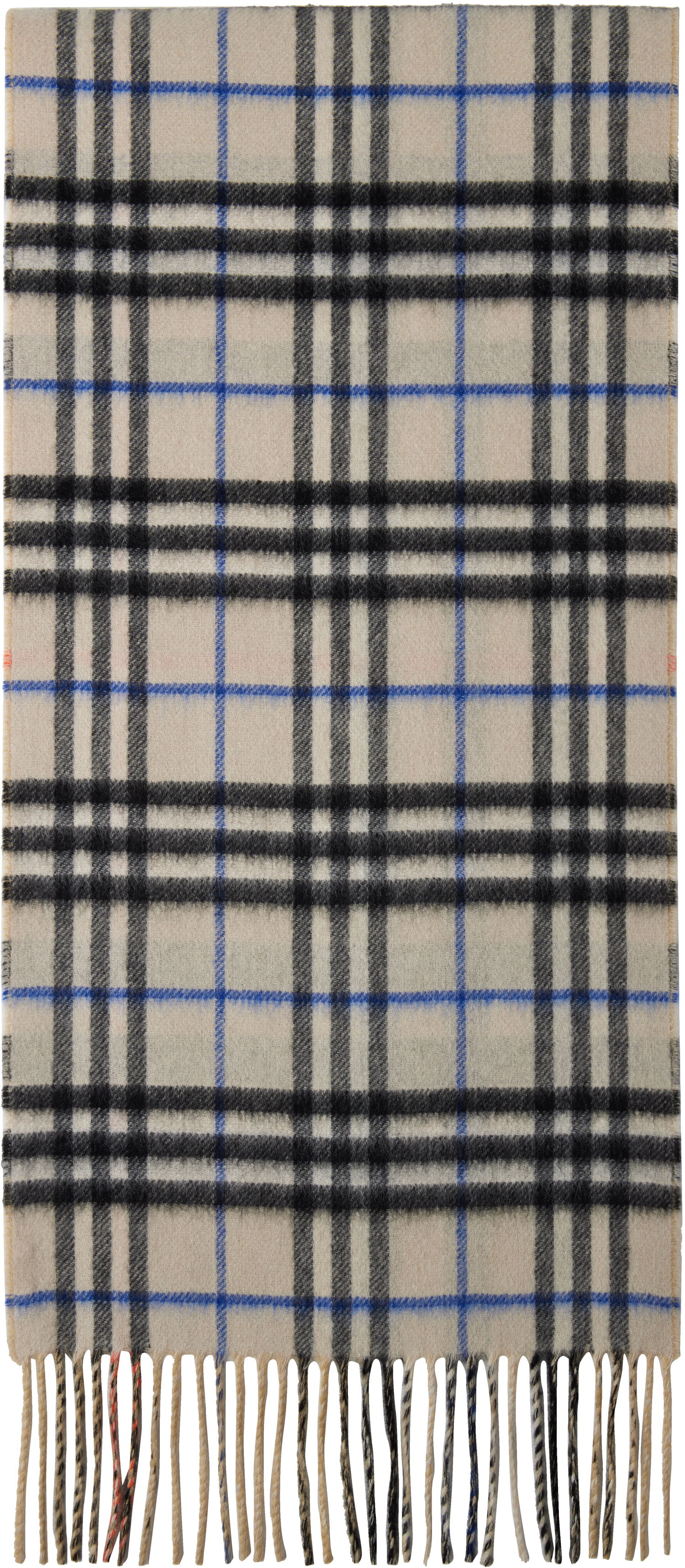 Šál Burberry Burberry Medium Cashmere Check Scarf Béžová | 8090952, 0