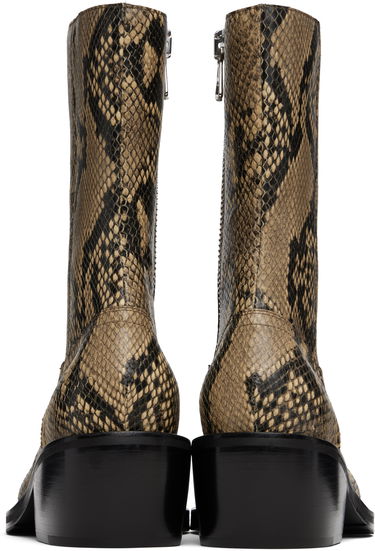 Oblečenie Dries Van Noten Dries Van Noten Leather Boots Čierna | MS251-753, 4