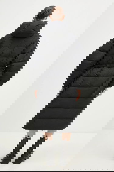 Prešívaná bunda GANNI Tech Down Coat Čierna | F9688, 2