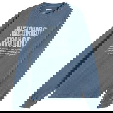 Tričko Neighborhood LS-11 Long Sleeve T-Shirt Modrá | 242PCNH-LT11-NVY, 0