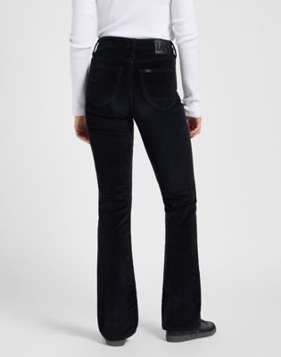Nohavice Lee Breese Boot Corduroy Pants 33x33 Čierna | 112370934, 0