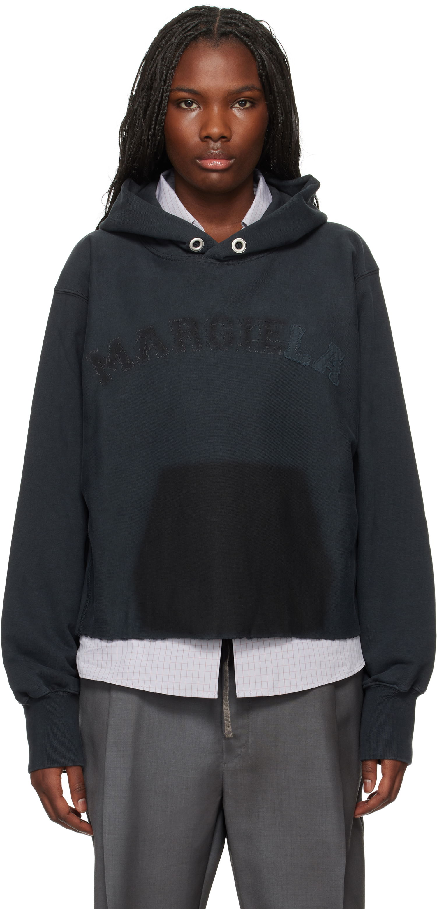 Mikina Maison Margiela Cotton Logo Hoodie Čierna | S51GU0133 S25520, 0