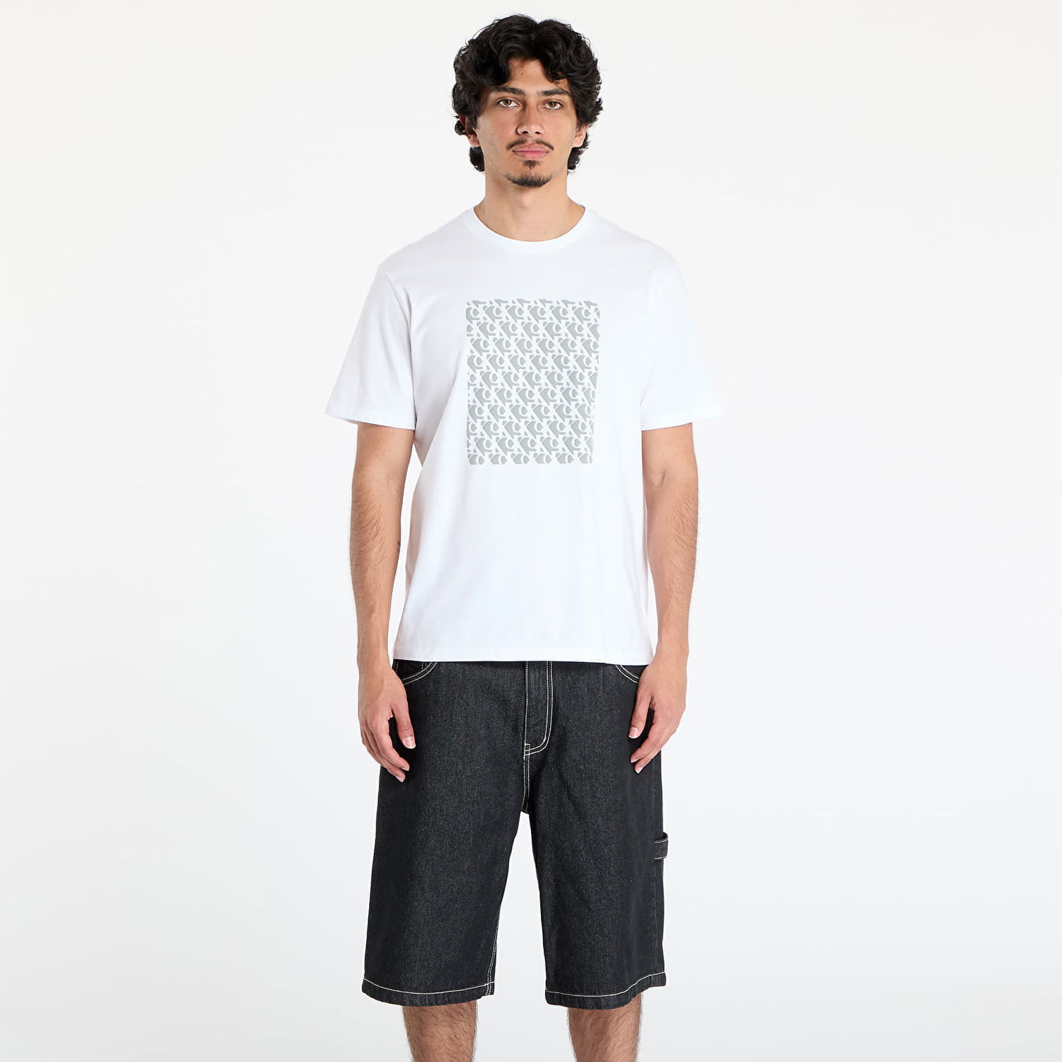 Tričko CALVIN KLEIN Calvin Klein Jeans Men's Short Sleeve Graphic T-Shirt Biela | LV04RC841G YAA, 0