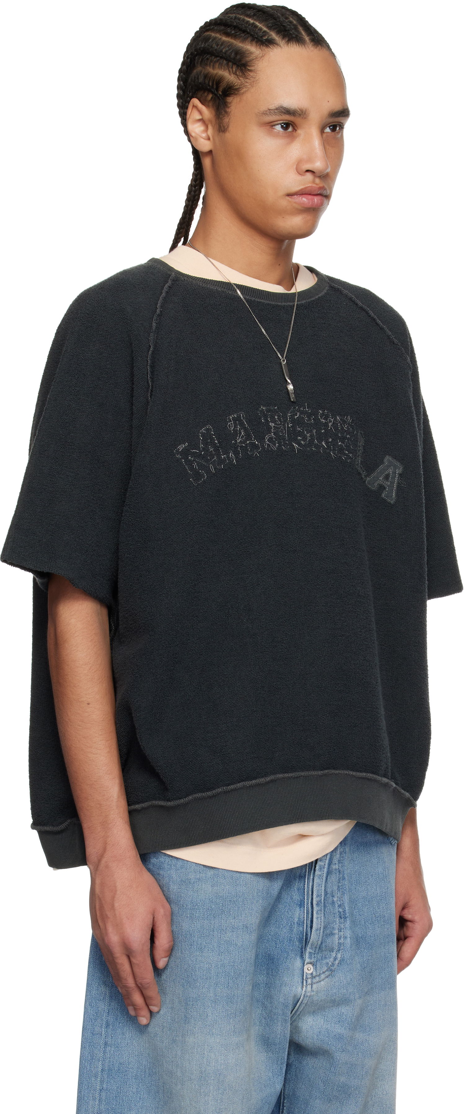 Sveter Maison Margiela Maison Margiela Logo Short-Sleeve T-Shirt Čierna | S50GU0229 M25021, 1