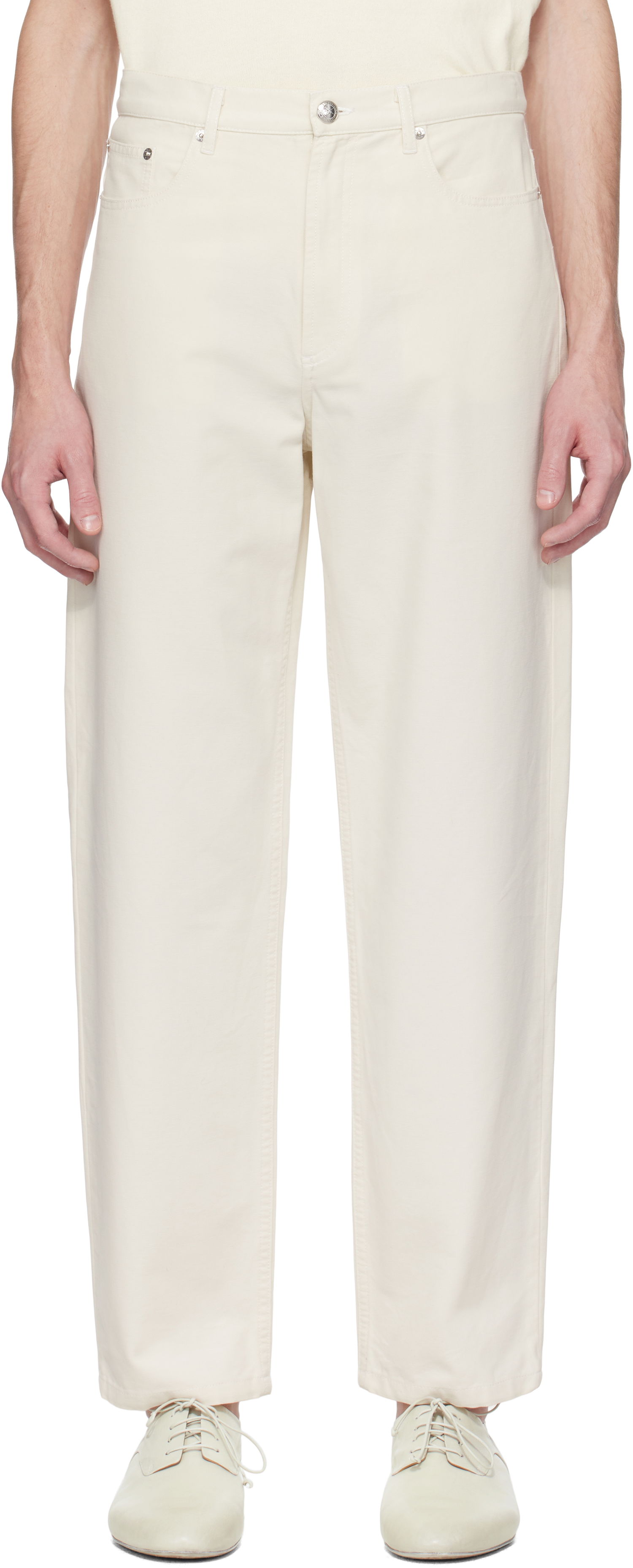 Džínsy A.P.C. A.P.C. Martin Loose-Fit Jeans Biela | COGBJ-H09121, 0