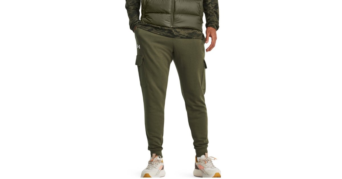 Nohavice a džínsy Under Armour Rival Fleece Hnedá | 1382134-390, 1