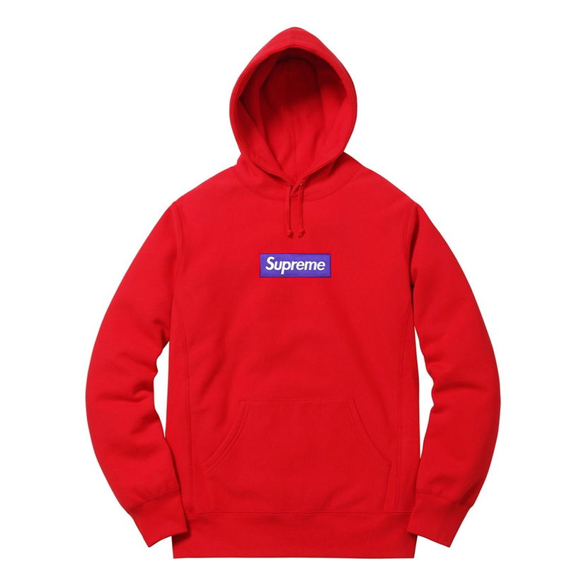 Mikina Supreme FW17 Box Logo Hoodie Červená | SUP-SS18-612