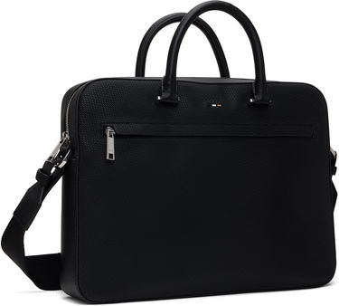 Kabelka BOSS BOSS Embossed Briefcase Čierna | 50541517, 1