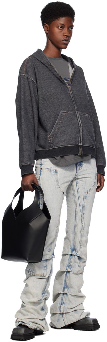Tote bag We11done Small Dart Touch Leather Bag Čierna | WD-AB0-24-493-U-BK, 3