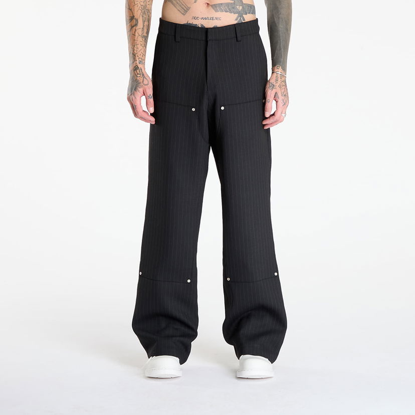 Nohavice MISBHV Pinstripe Carpenter Trousers Čierna | 251M314