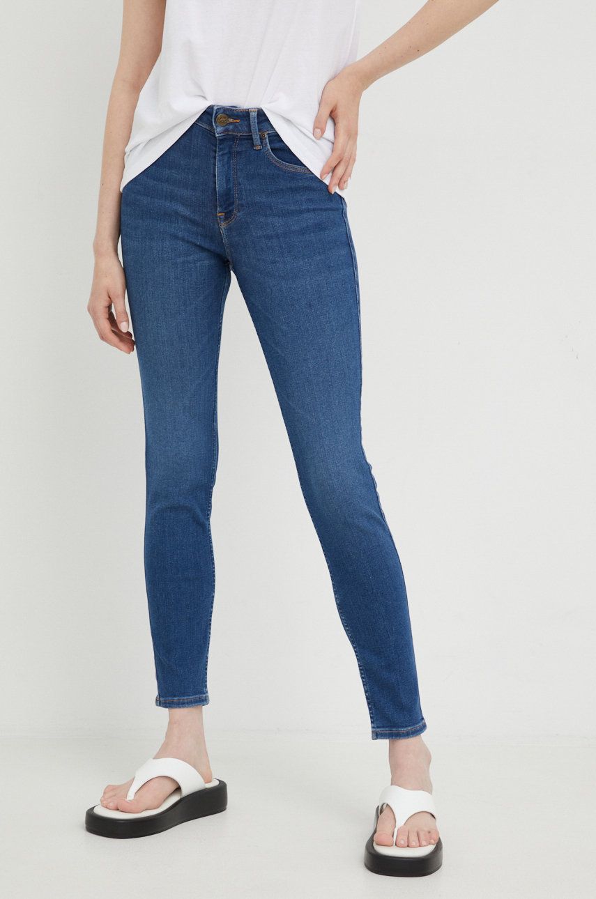 Džínsy Lee Foreverfit Dark Subtle Worn Jeans Navy | L32SOVPE, 0