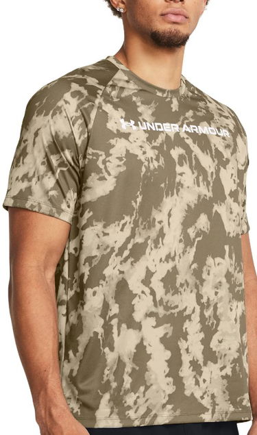 Tričko Under Armour UA TECH ABC CAMO SS-BRN Béžová | 1361698-289, 0