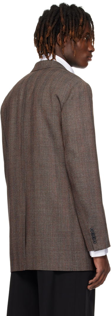Bunda Dries Van Noten Dries Van Noten Check Blazer Hnedá | 251-020404-1382, 2