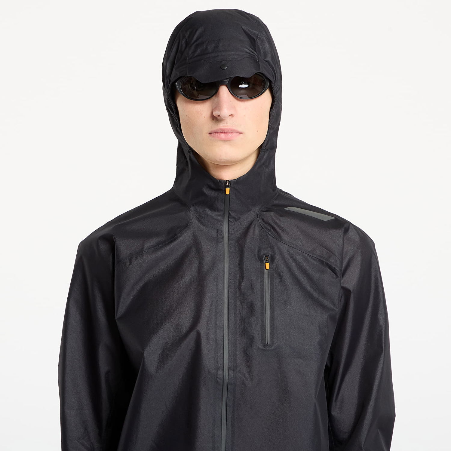 Vetrovka Soar Running Nano Hooded Running Jacket Čierna | AW25-SJ8M-BLK, 1