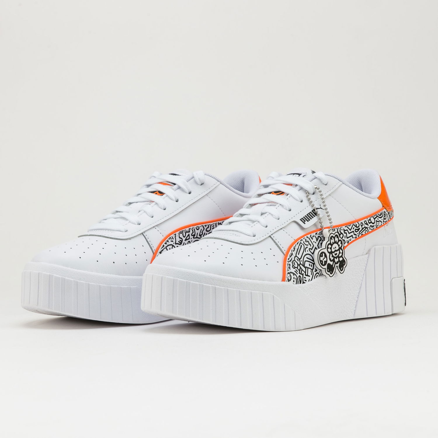 Tenisky a topánky Puma Cali Wedge Mr. Doodle Biela | 374210 01, 1
