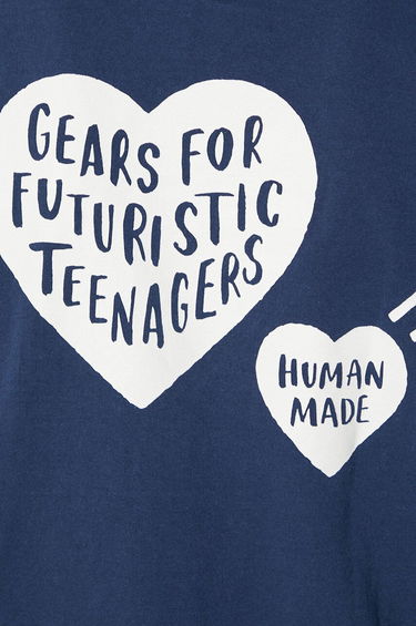 Tričko Human Made Graphic Long Sleeve T-Shirt Modrá | HM26CS009, 5