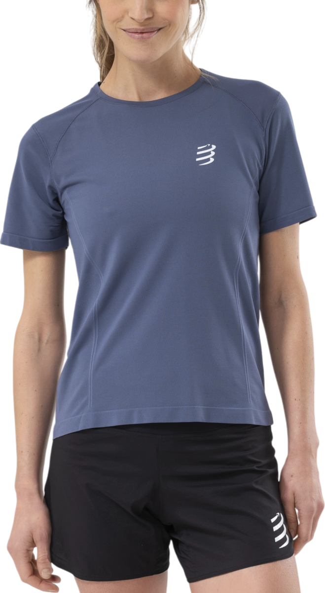 Tričko Compressport Performance Short Sleeve T-Shirt Modrá | atsw4935123, 0