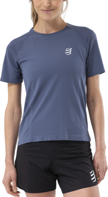 Tričko Compressport Performance Short Sleeve T-Shirt Modrá | atsw4935123, 0