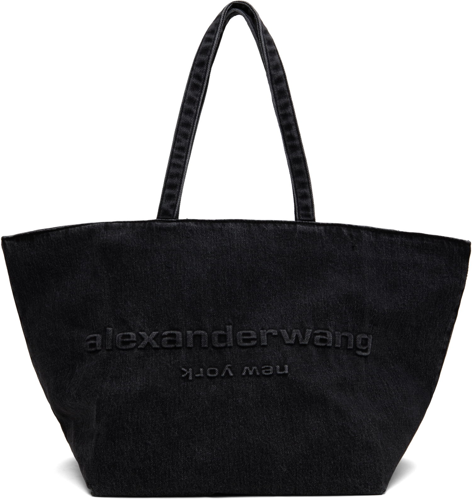 Tote bag Alexander Wang Alexander Wang Punch Denim Tote Čierna | 20125T30T, 0
