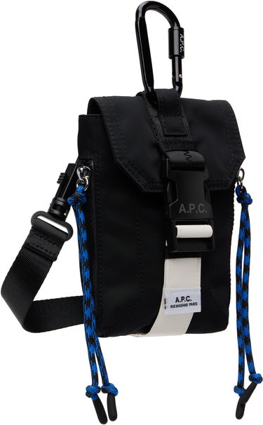 Taška cez rameno A.P.C. Trek Crossbody Pouch Čierna | PAAGR-H61733, 1
