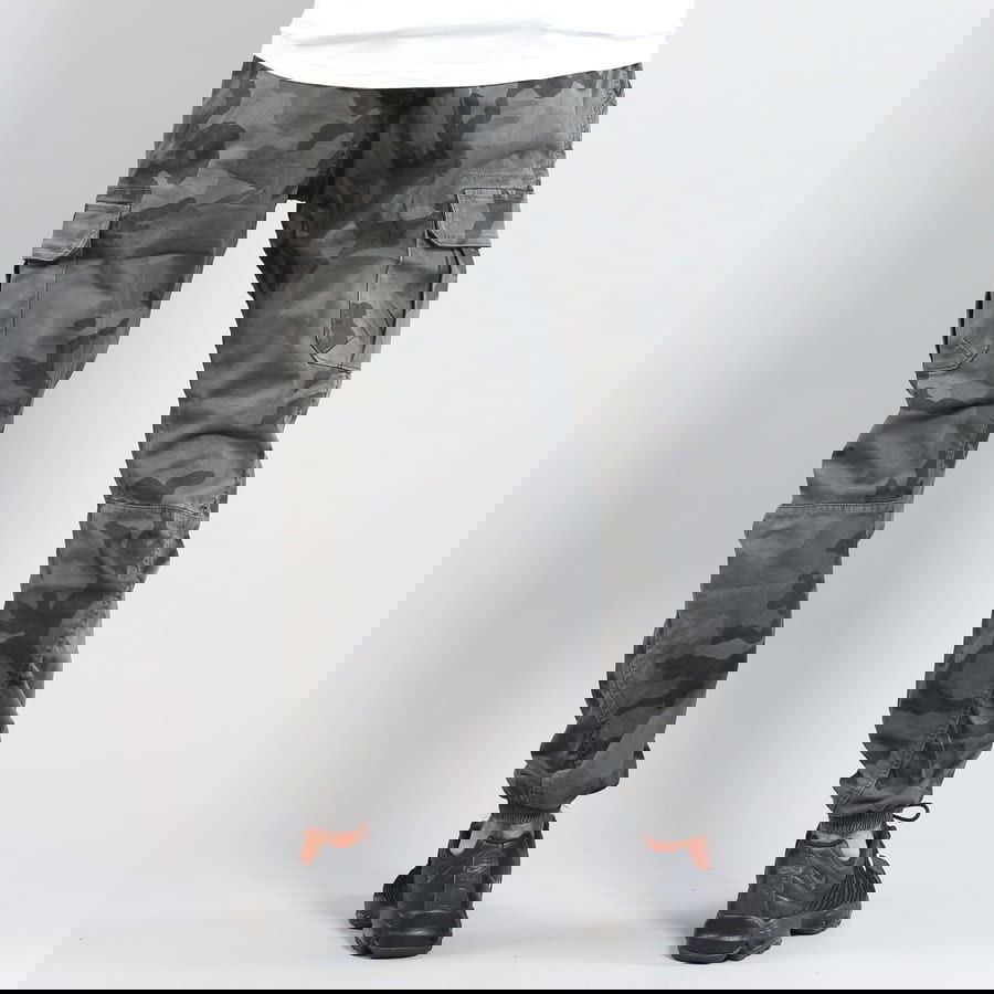 Cargo nohavice Urban Classics Camo Cargo Jogging Pants Šedá | TB1611 Grey, 1