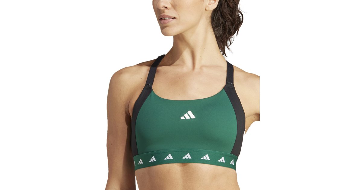 Podprsenka adidas Originals PowerImpact Luxe Zelené | ik6156, 1