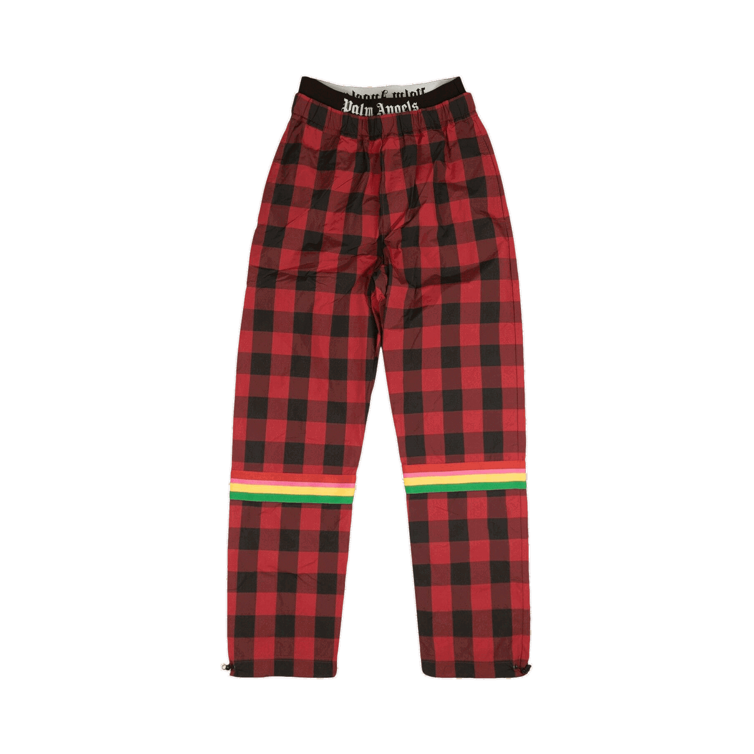 Tepláky Palm Angels Buffalo Check Aftersport Pants Červená | PWCA019S21FAB0022501, 0