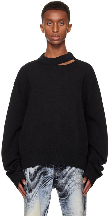 Sveter Camper Camperlab Melange Knit Sweater Čierna | AU00011-002, 0