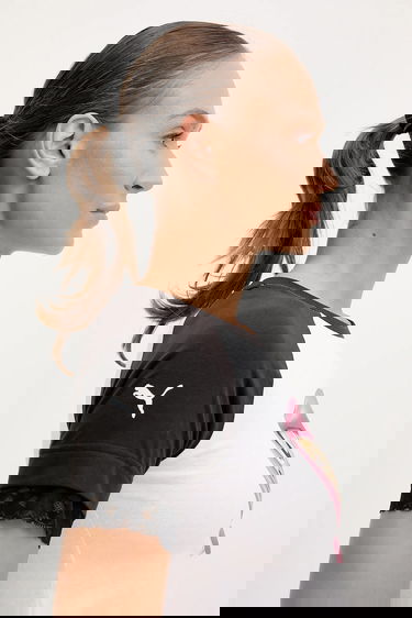 Crop Top Puma PUMA x A$AP ROCKY Graphic 'FLANKD' Lip Print Cropped Raglan T-Shirt with Lace Trim Rôznofarebný | 633419, 3