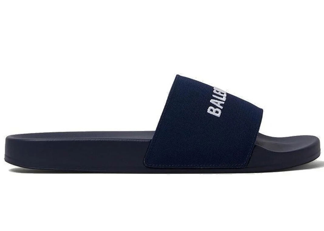 Tenisky a topánky Balenciaga Pool Slide Navy Navy | 695557W1S9C4590, 0