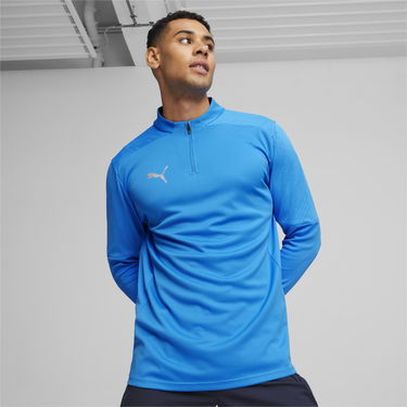 Tričko Puma teamFINAL Training 1/4 Zip Top Modrá | 658551-02, 2