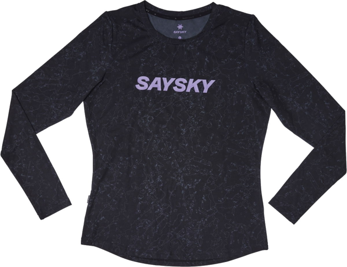 Tričko Saysky Saysky Women's Map Blaze Long Sleeve T-Shirt Čierna | jwrls01c1003, 0