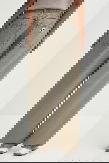 Džínsy Carhartt WIP Brandon Loose Fit Washed Jeans Béžová | I035822-3FU.GD, 4