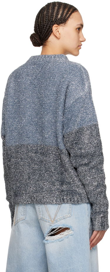 Sveter ERL Intarsia Knit Skull Sweater Šedá | ERL08N367, 2