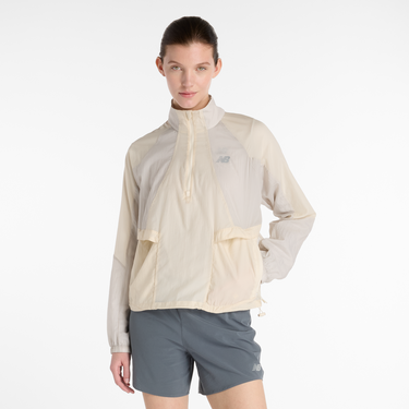 Bunda New Balance Better Run Water Resistant Jacket Béžová | wo53206-lin, 2
