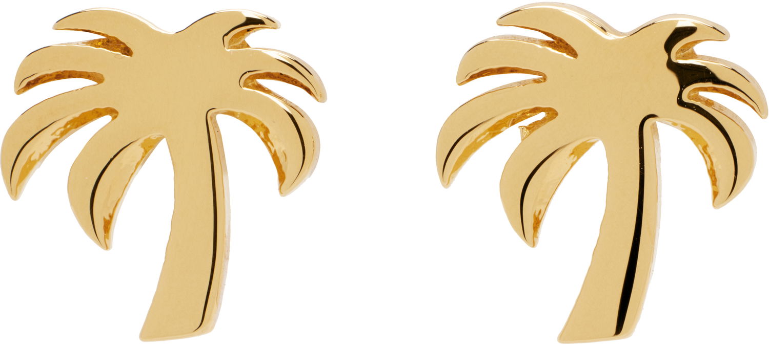 Náušnice Palm Angels Palm Earrings Žltá | PWOD033F24MAT0017676, 0