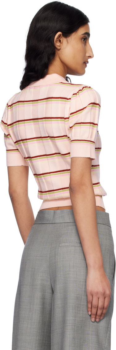 Polo tričko GUIZIO Guizio Mateo Striped Polo Ružová | S25110S047, 2