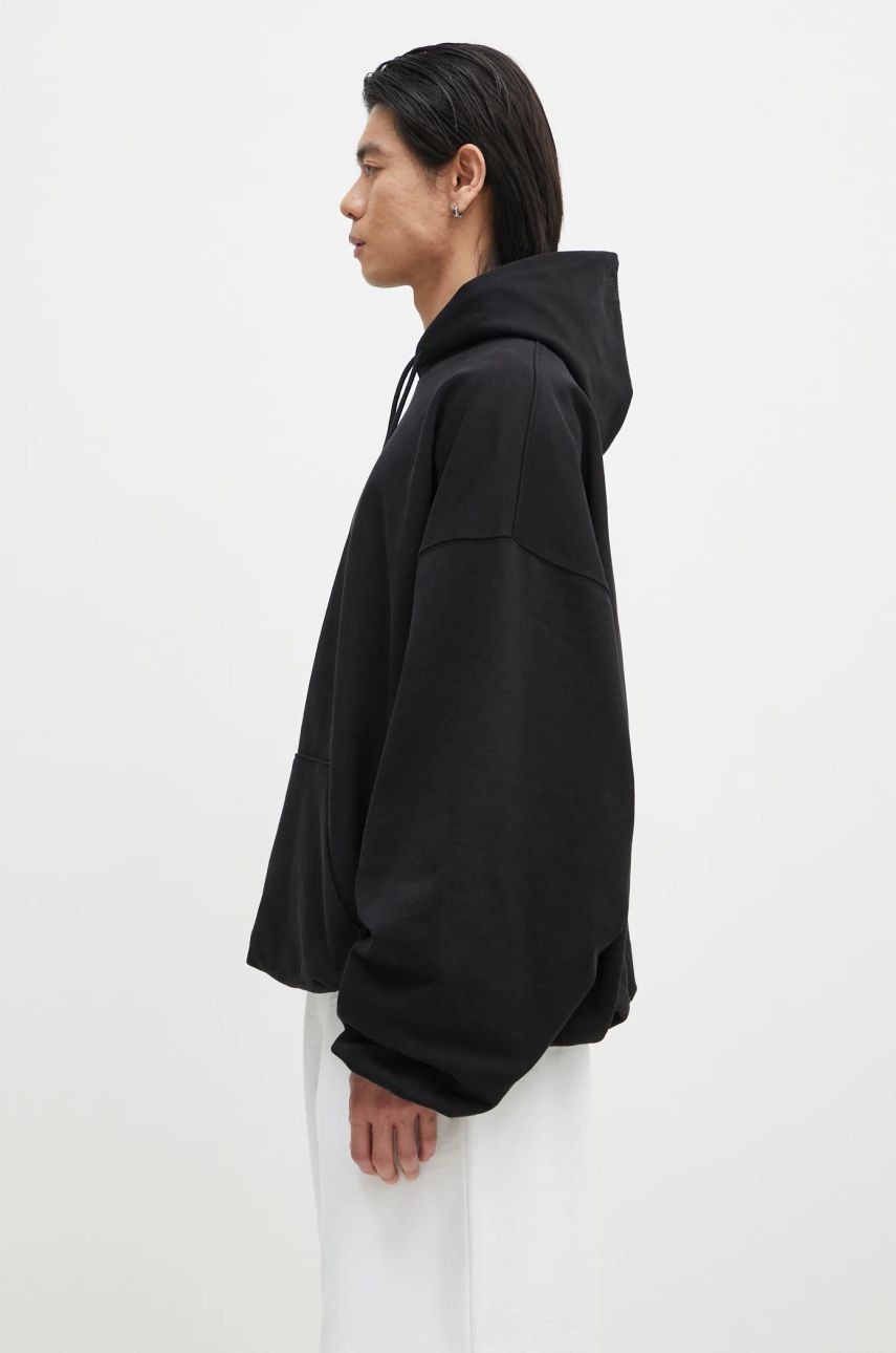 Mikina VETEMENTS Oval Logo Cropped Boxy Hoodie Čierna | UA66HD600BB, 1