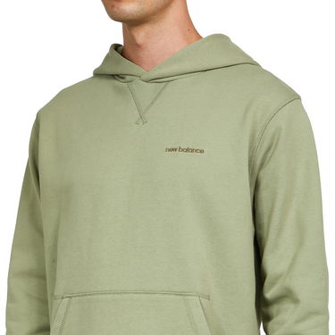Mikina New Balance Athletics Nature State Hoodie Zelené | MT23565_OLF, 2