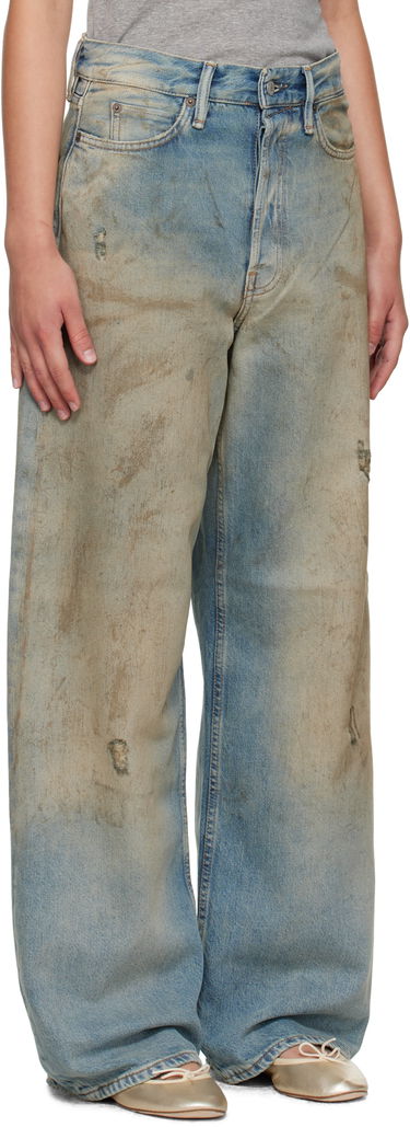 Džínsy Acne Studios Acne Studios Loose Fit 1981 Jeans Modrá | C00101-, 4