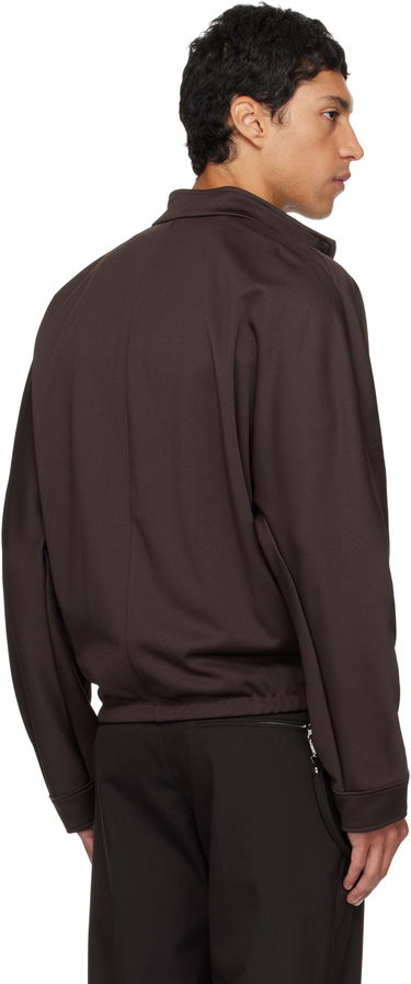 Bunda Courrèges Courrèges Interlock Tracksuit Jacket Hnedá | 325JVE134JS0250, 2