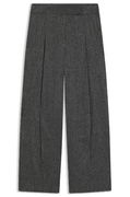 Oversized-fit Trousers with Structured Stretch Fabric