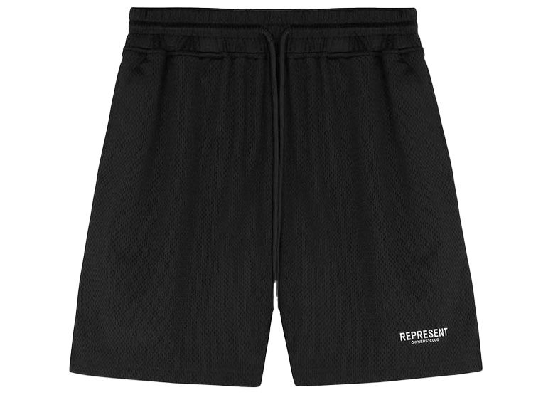 Šortky Represent Clo Represent Owners Club Mesh Shorts Black Čierna | M09050-01