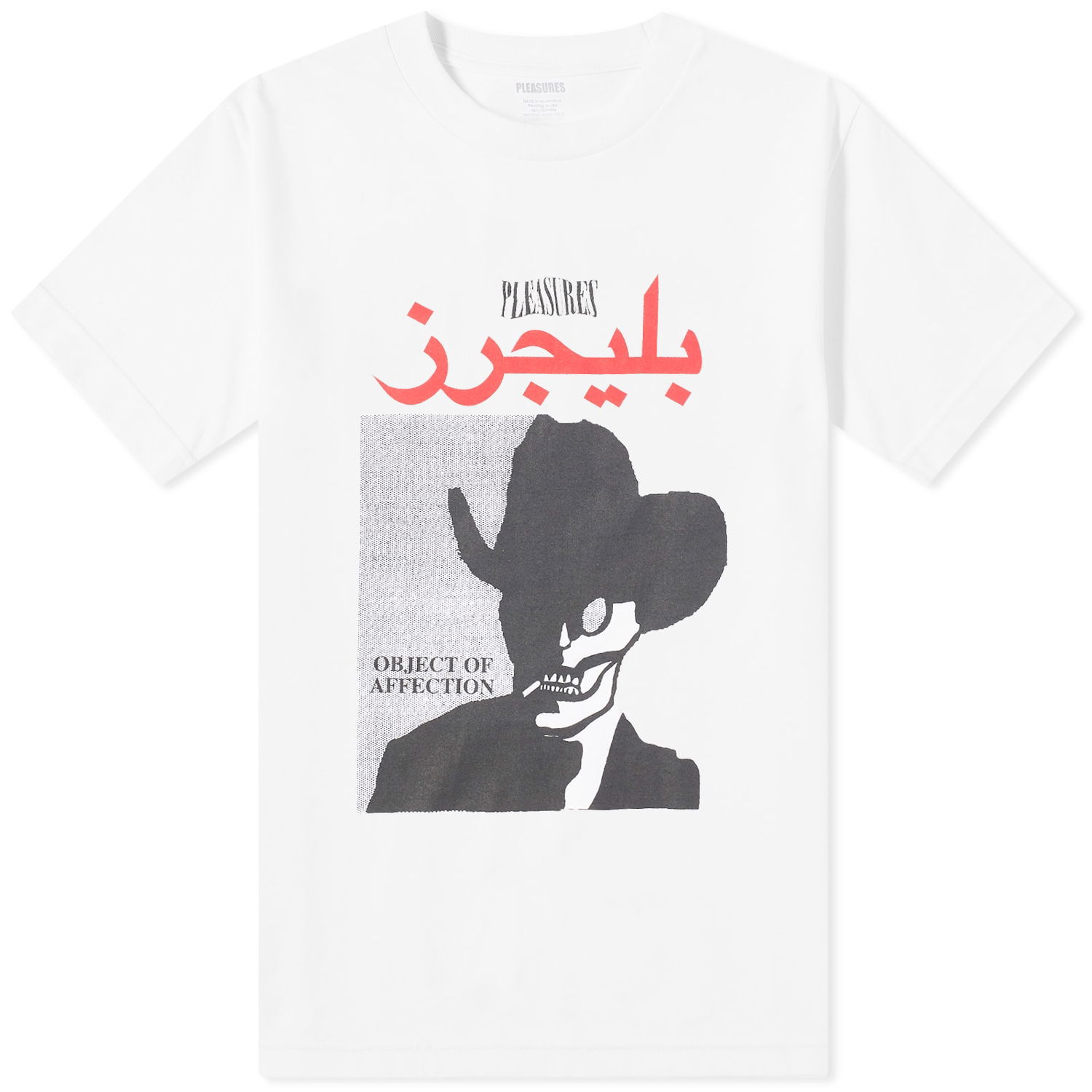 Tričko Pleasures Affection T-Shirt Biela | P23W053-WHT, 0