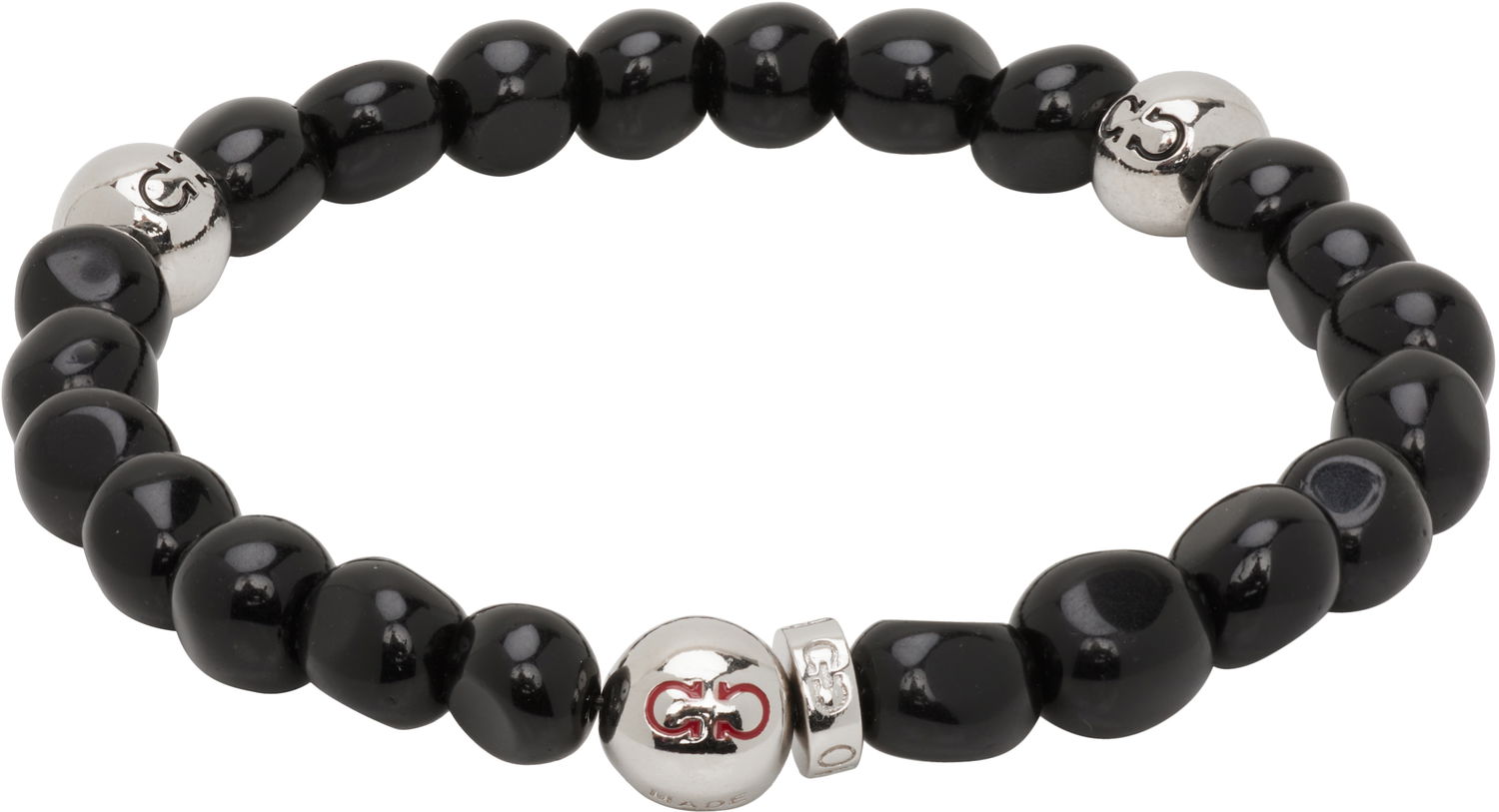 Náramok FERRAGAMO Salvatore Ferragamo Baroque Beads Bracelet Čierna | 785666, 0