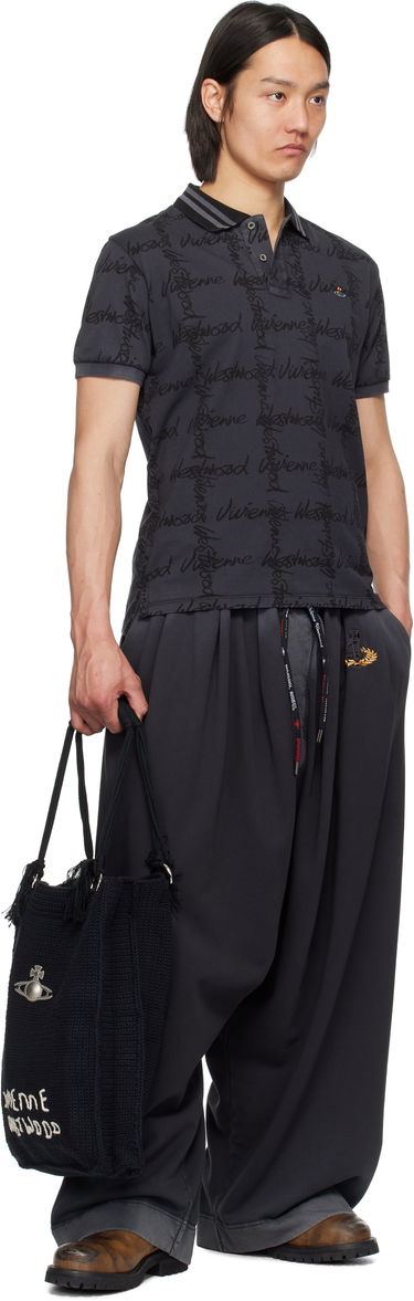 Polo tričko Vivienne Westwood Vivienne Westwood Classic Signature Polo Šedá | 2H01000I-J008T-, 3