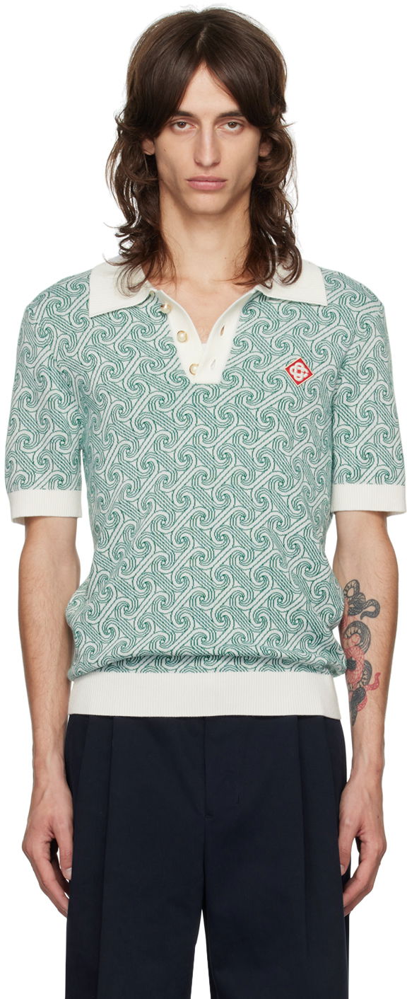 Jacquard Monogram Polo