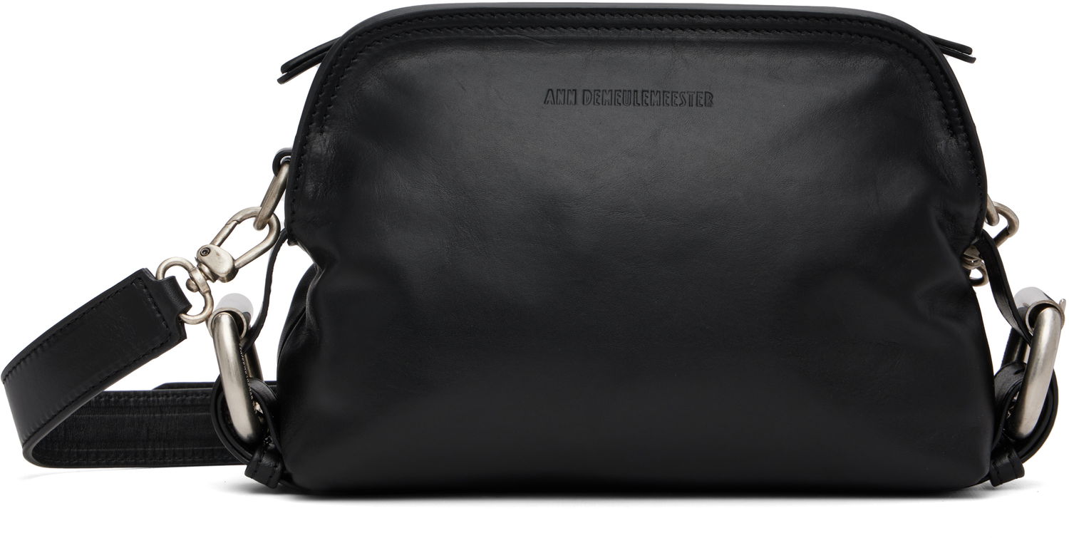 Kabelka Ann Demeulemeester Ann Demeulemeester Piata Leather Clutch Čierna | B0012960-LT162-099, 0